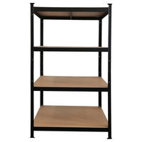 Schwerlaststeckregal schwarz B/H/T: ca. 90x160x60 cm Schwerlaststeckregal 160x90x60cm S - schwarz (90,00/160,00/60,00cm)