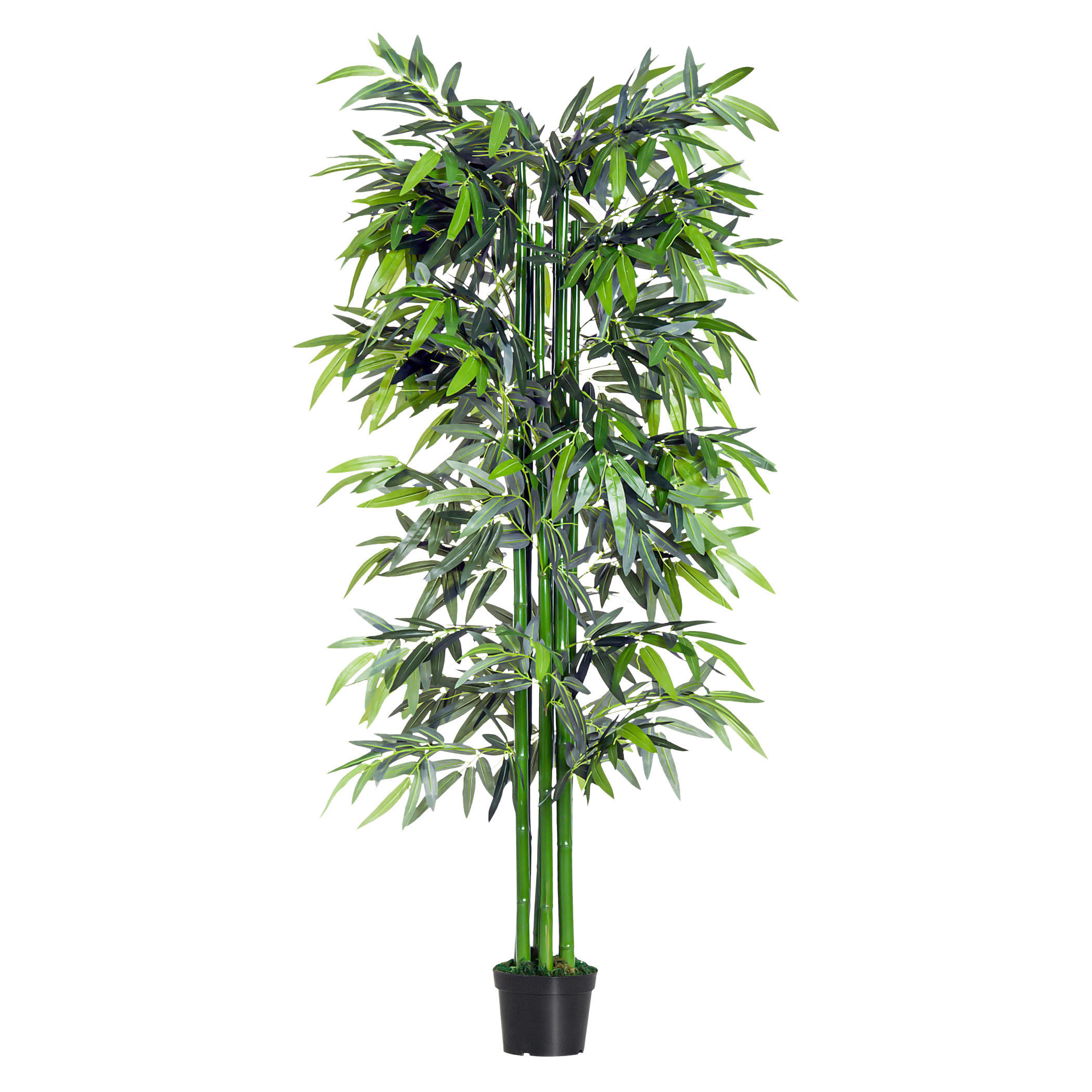 Outsunny Kunstpflanze grün Polypropylen B/H/L: ca. 20x20x180 cm günstig online kaufen