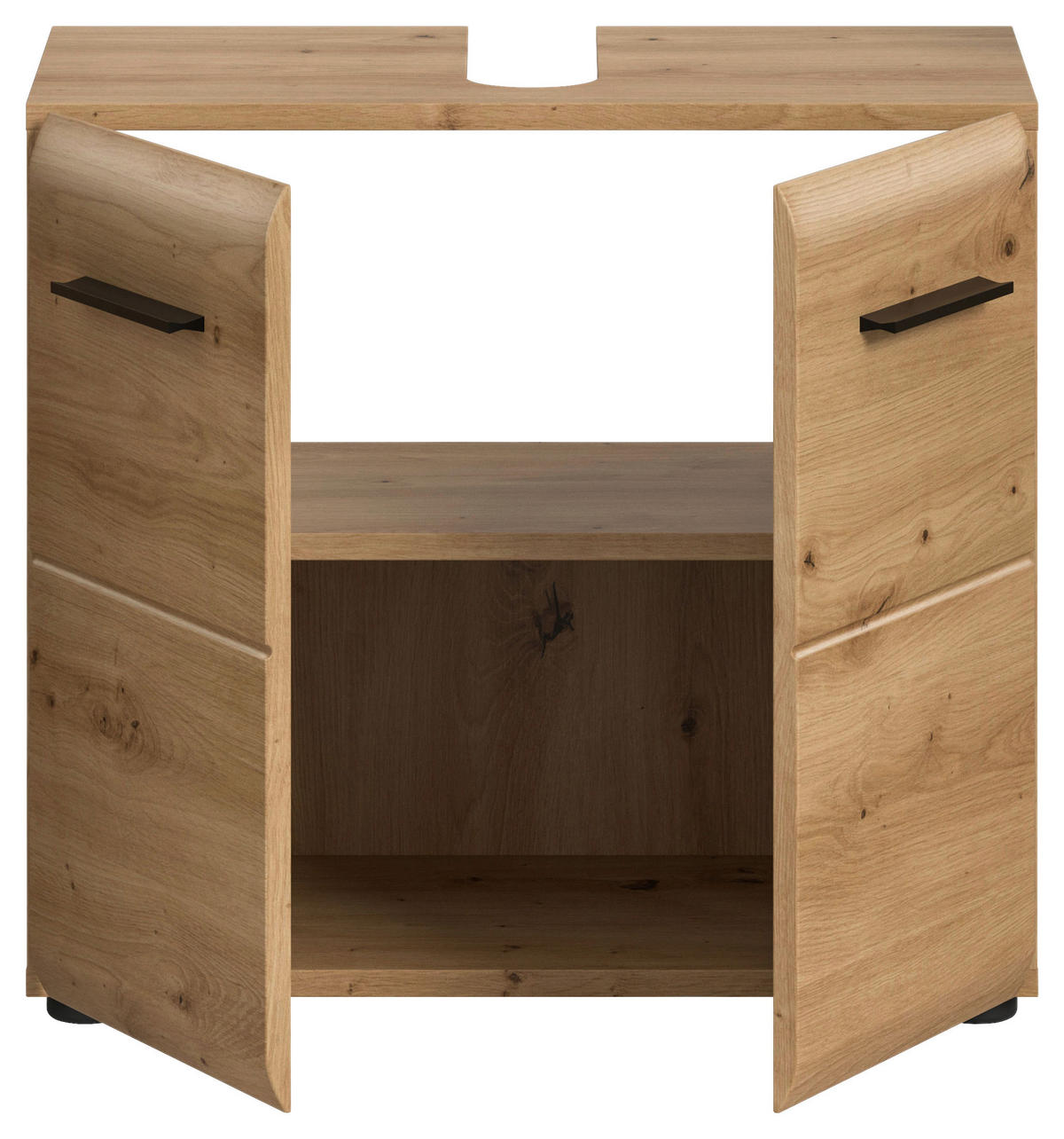 Waschbeckenunterschrank Ice Artisan Oak Nachbildung B/H/T: ca. 60x54x30 cm Ice - (60,00/54,00/30,00cm) - xonox.home