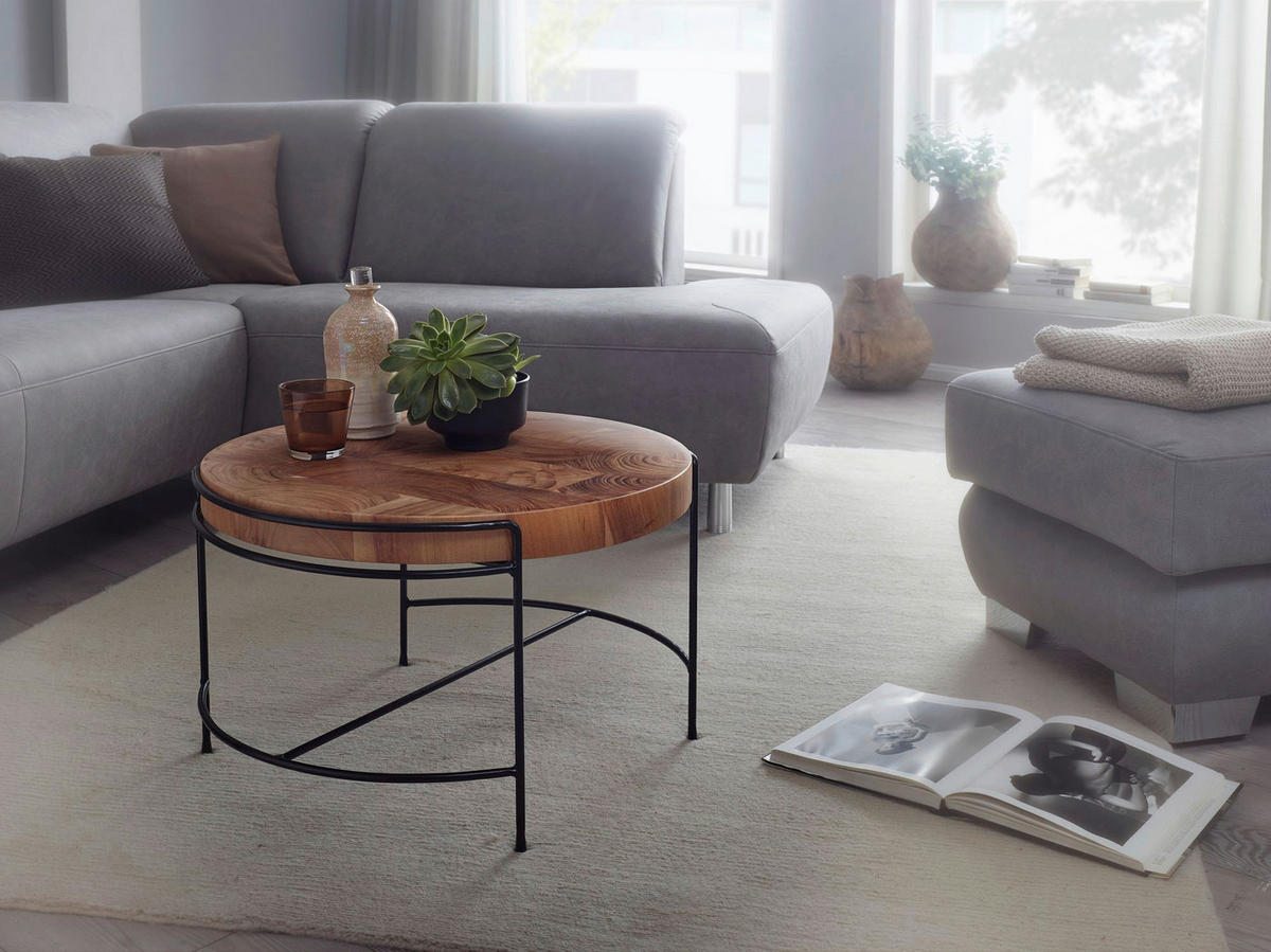 Couchtisch braun B/H/T: ca. 62x40x62 cm Couchtisch - braun (62,00/40,00/62,00cm) - Wohnling