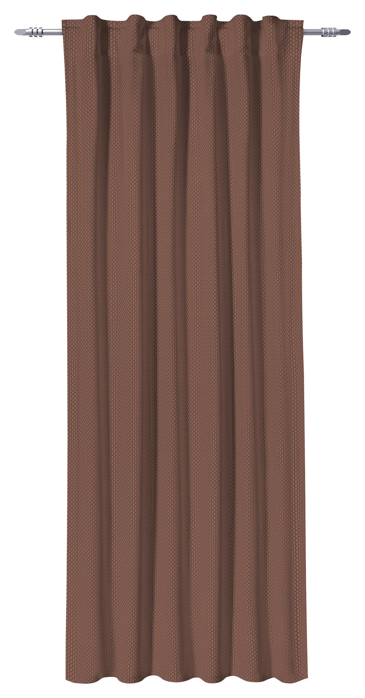 Kombivorhang Wabe Mocha Mousse B/L: ca. 135x245 cm Wabe - Mocha Mousse (135,00/245,00cm) - POCOline