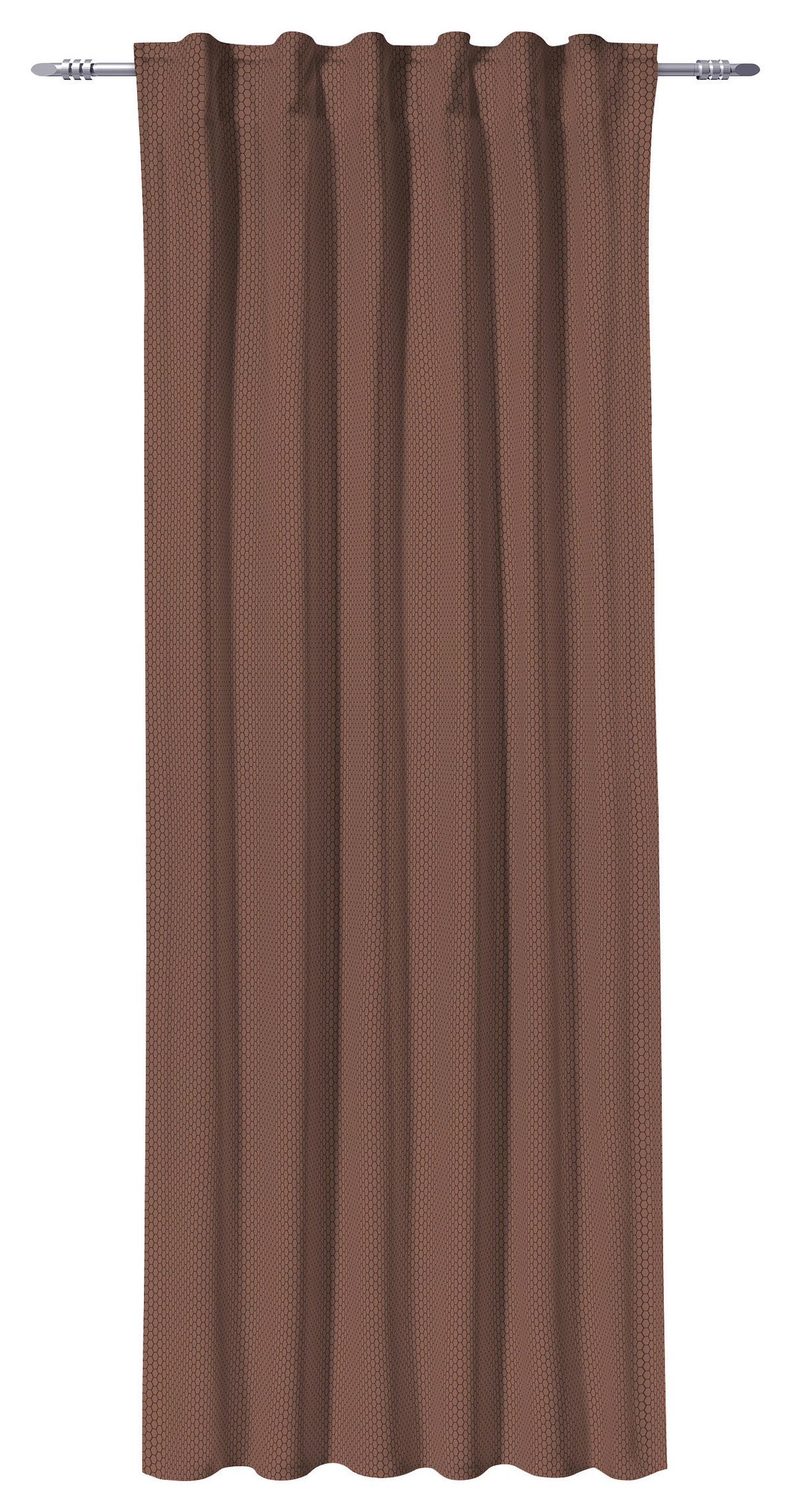 POCOline Kombivorhang Wabe Mocha Mousse B/L: ca. 135x245 cm Wabe - Mocha Mousse (135,00/245,00cm) - POCOline