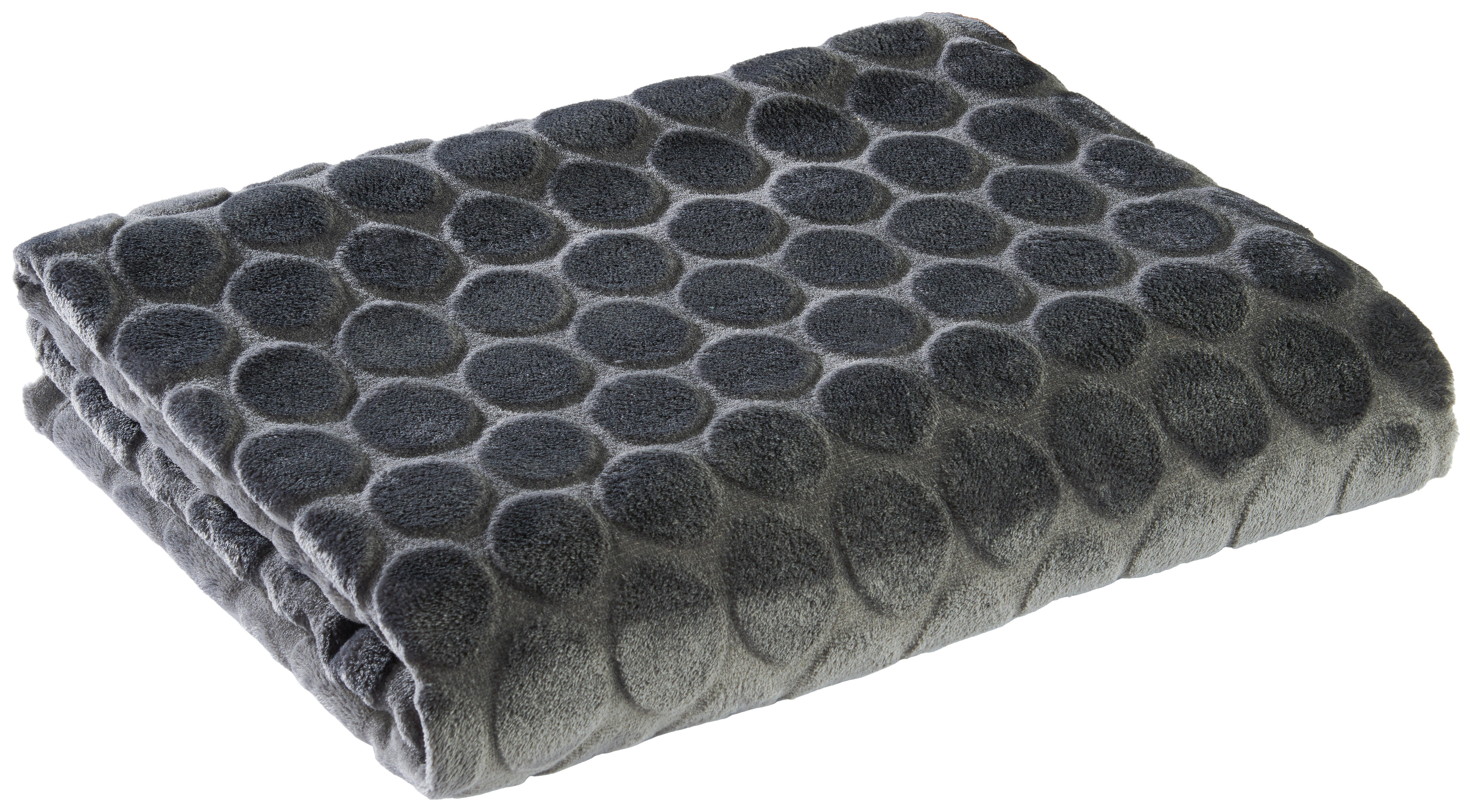 Flanelldecke Flanelldecke_Bubble 140x180cm anthr - anthrazit (140,00/180,00cm)