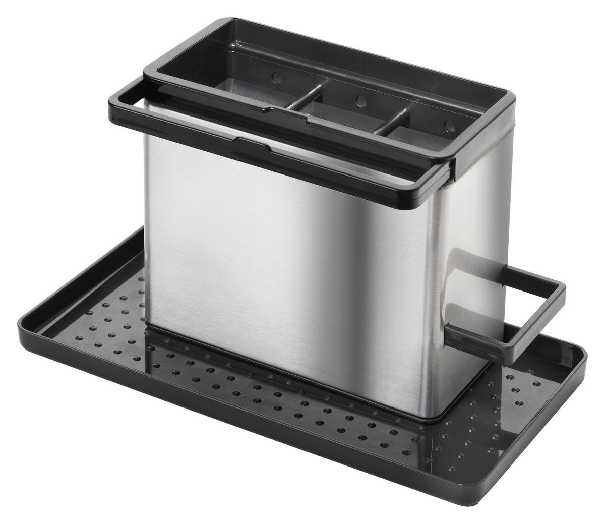Metaltex Spülbecken-Organizer Tidytex silber Edelstahl B/H/T: ca. 24x14x13 cm Tidytex - silber/grau (24,00/14,00/13,00cm) - Metaltex
