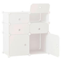 HOMCOM Schuhregal weiß Metall B/H/L: ca. 37x75x73 cm Schuhschrank - weiß (73,00/37,00/75,00cm) - HOMCOM