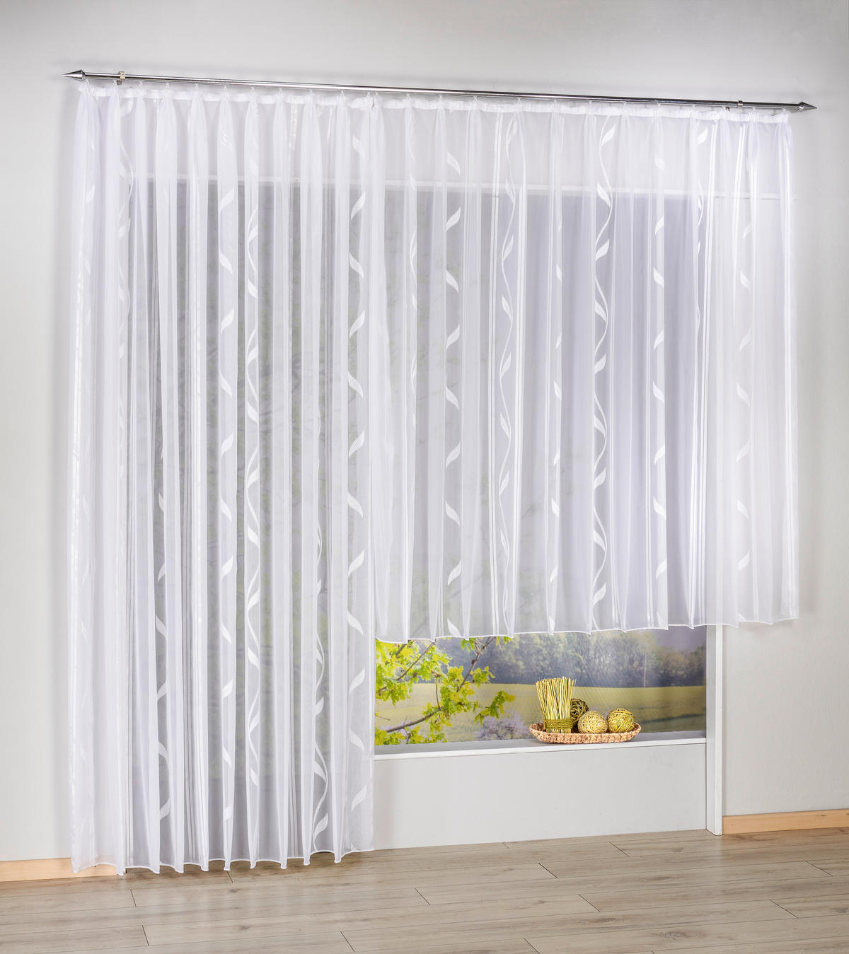 Fertigstore Tina weiß B/L: ca. 300x145 cm Tina - weiß (300,00/145,00cm) - POCOline
