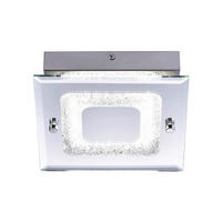 Just Light LED-Deckenleuchte LISA 11570-17 Chrom klar Metall Glas B/H/T: ca. 18x5,8x18 cm 1 Brennstellen LISA - klar/Chrom (18,00/5,80/18,00cm) - Just Light