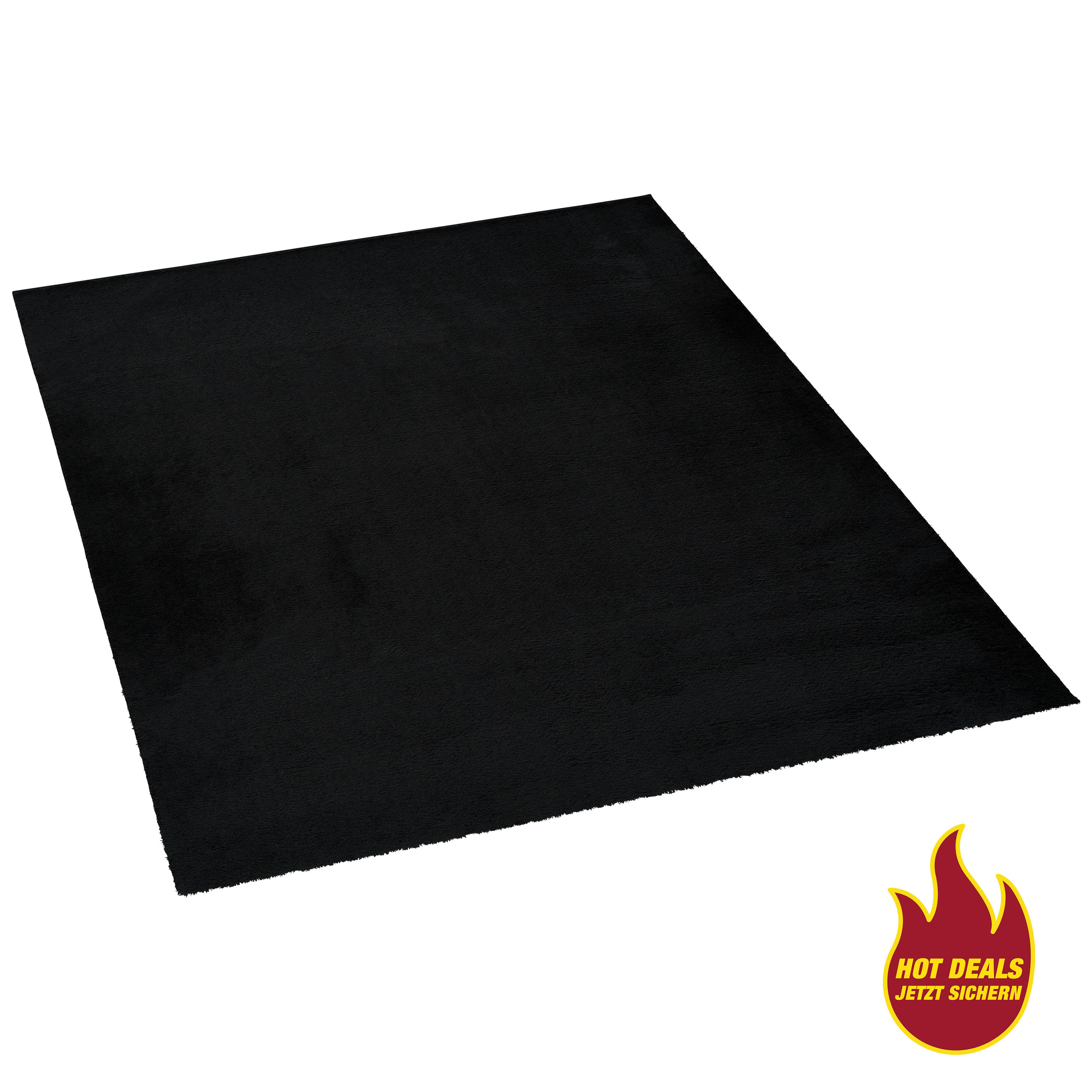 Teppich Loft schwarz B/L: ca. 120x160 cm