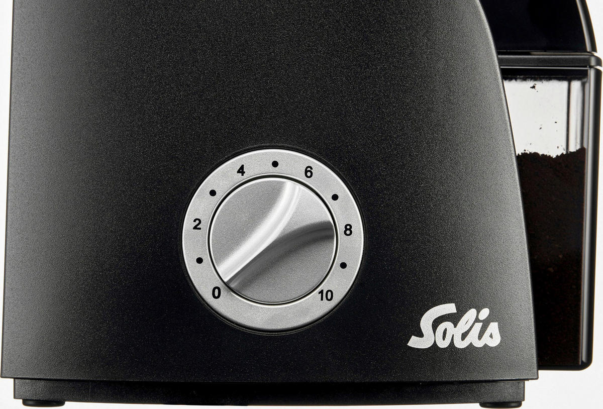 Solis Kaffeemühle schwarz Metall Kunststoff ca. 135 W Scala Zero Static - schwarz - Solis