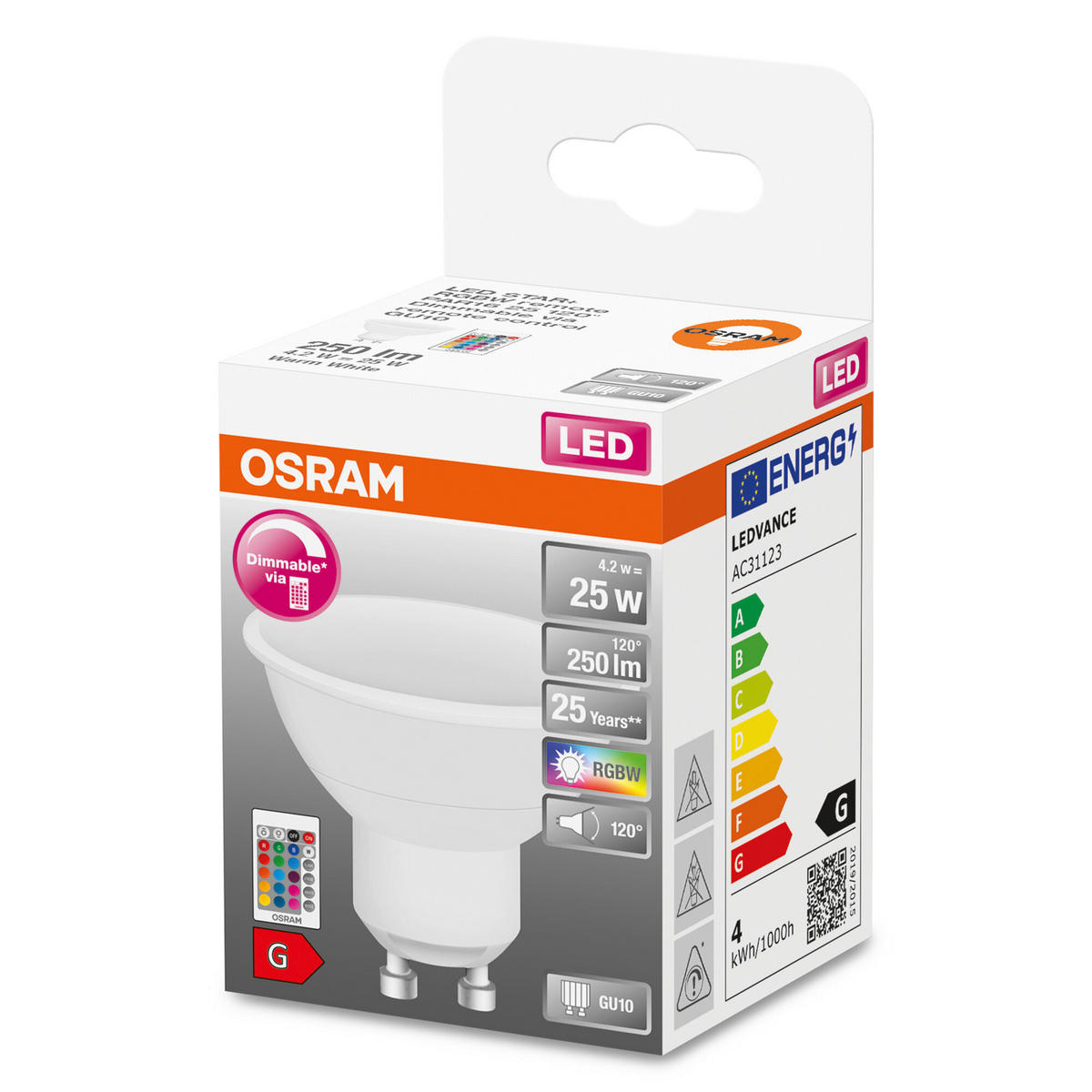 OSRAM Reflektorlampe GU10 LED-Reflektorlampe_Osram GU10 - weiß (5,00cm) - OSRAM