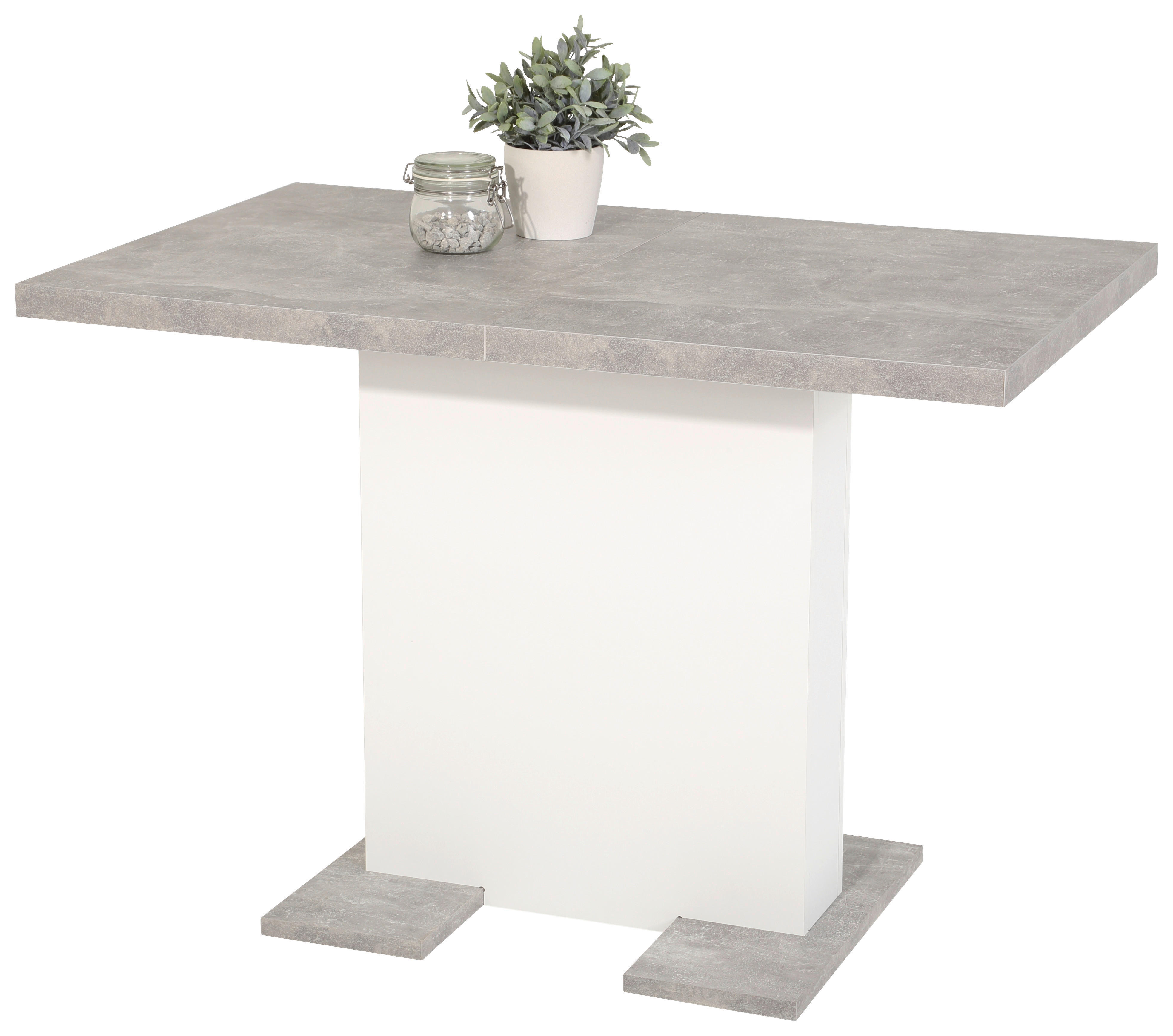 Esstisch Britt Beton weiß B/H/T: ca. 150x76x69 cm Britt - Beton/weiß (150,00/76,00/69,00cm) - Hela