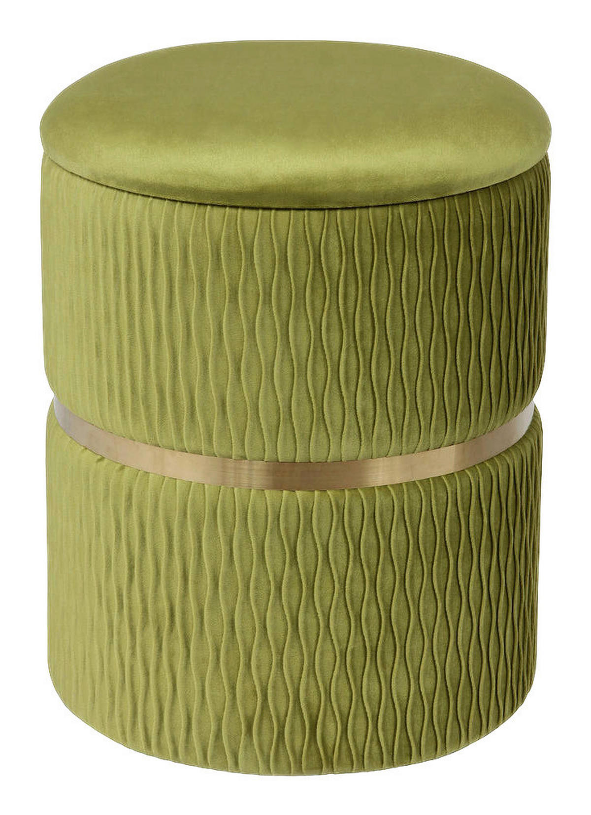 360 Living Hocker Milas 100 2er-Set Pistazie H/D: ca. 44x36 cm Milas 100 2er-Set - Pistazie (36,00/44,00cm) - 360 Living