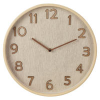 Wanduhr hellbraun Wanduhr - hellbraun