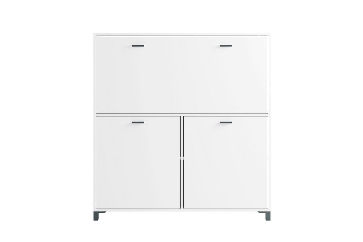 Sekretär MONTANA weiß B/H/T: ca. 120x127x40 cm MONTANA - weiß (120,00/127,00/40,00cm) - byLIVING