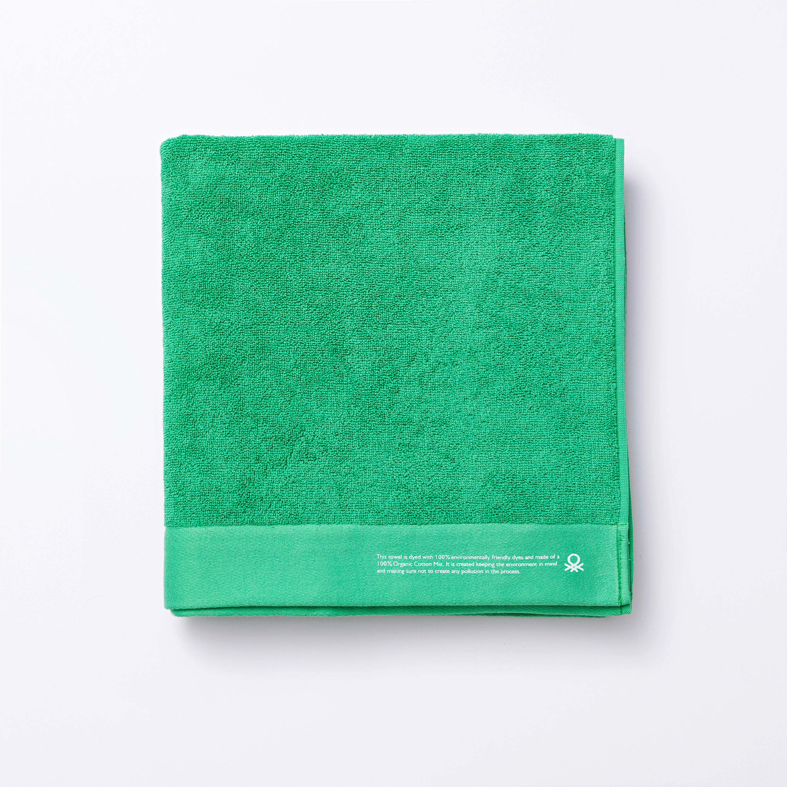 BENETTON Badetuch grün Baumwolle B/L: ca. 150x90 cm Badetuch 90x150 - grün (150,00/90,00cm) - BENETTON