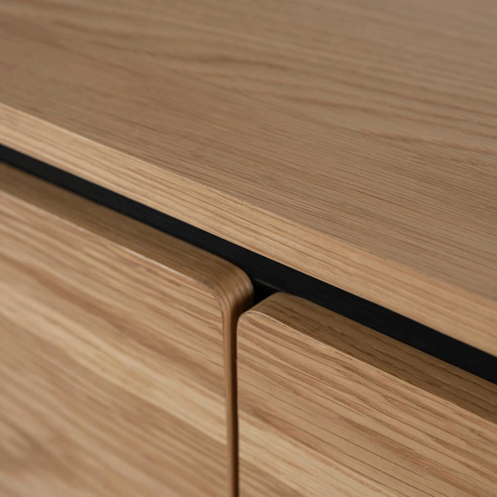 Thumbnail - Kommode ALBERI Eiche Sonoma Nachbildung B/H/T: ca. 160x76x40 cm