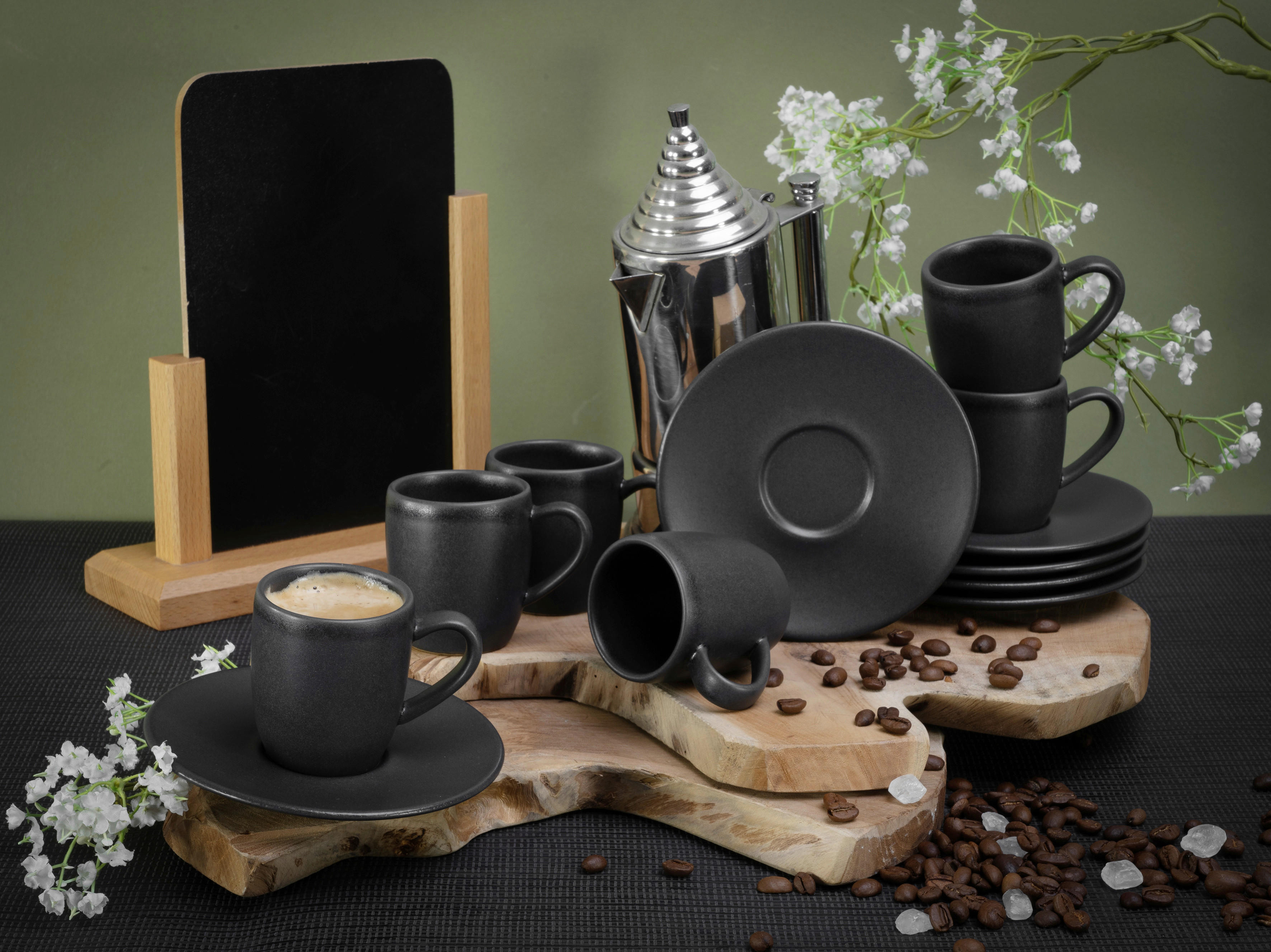 CreaTable Espressotassen-Set Soft Touch ...