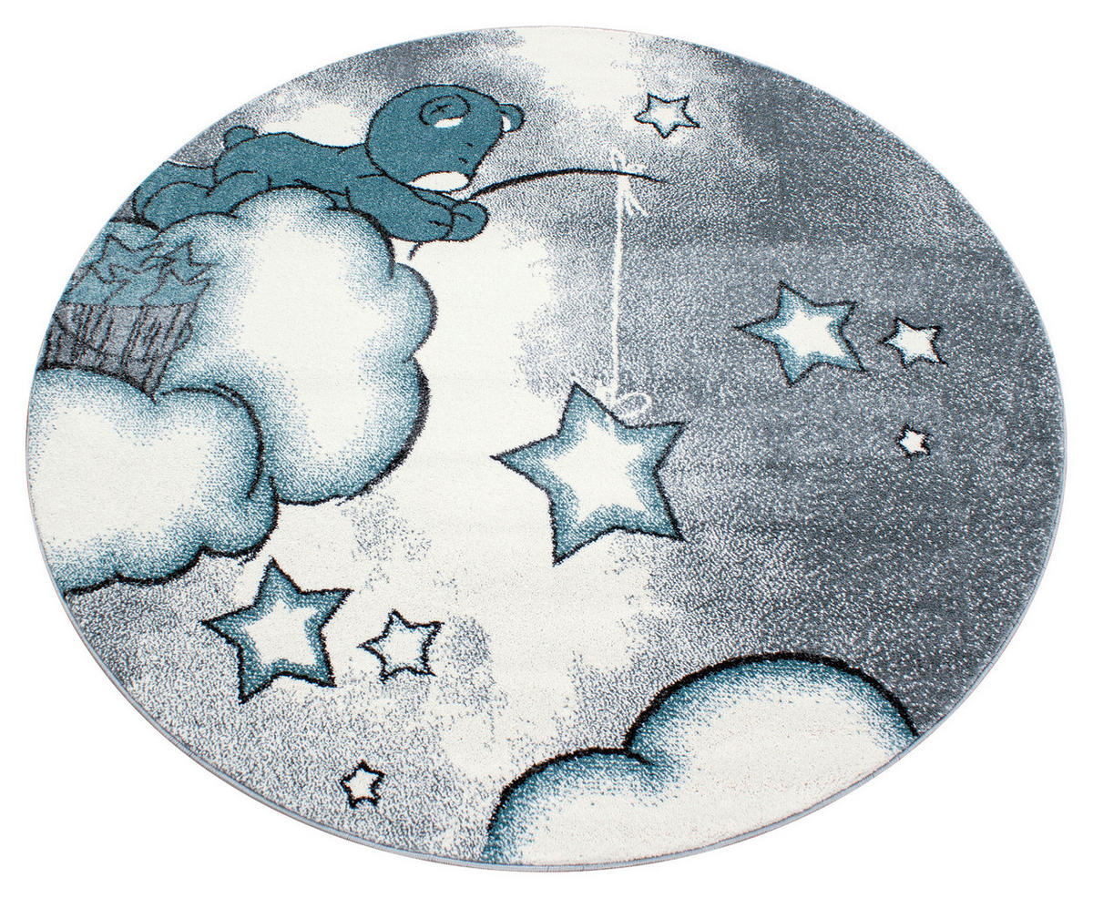 Ayyildiz Teppich KIDS blau D: ca. 160 cm KIDS - blau (160,00cm) - Ayyildiz