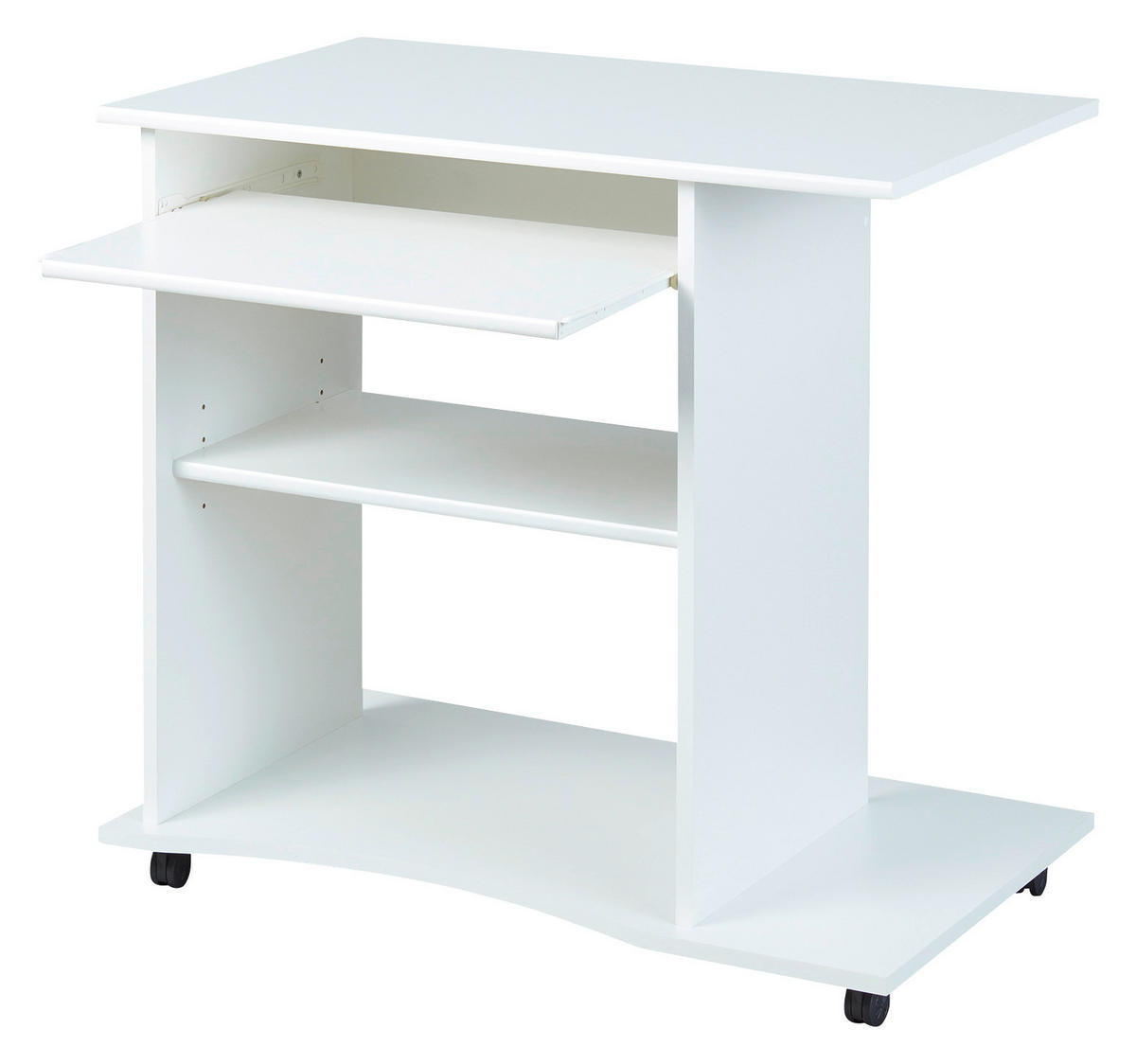 Schreibtisch Pepe weiß B/H/T: ca. 80x75x50 cm Pepe - weiß (80,00/75,00/50,00cm) - Inter Link