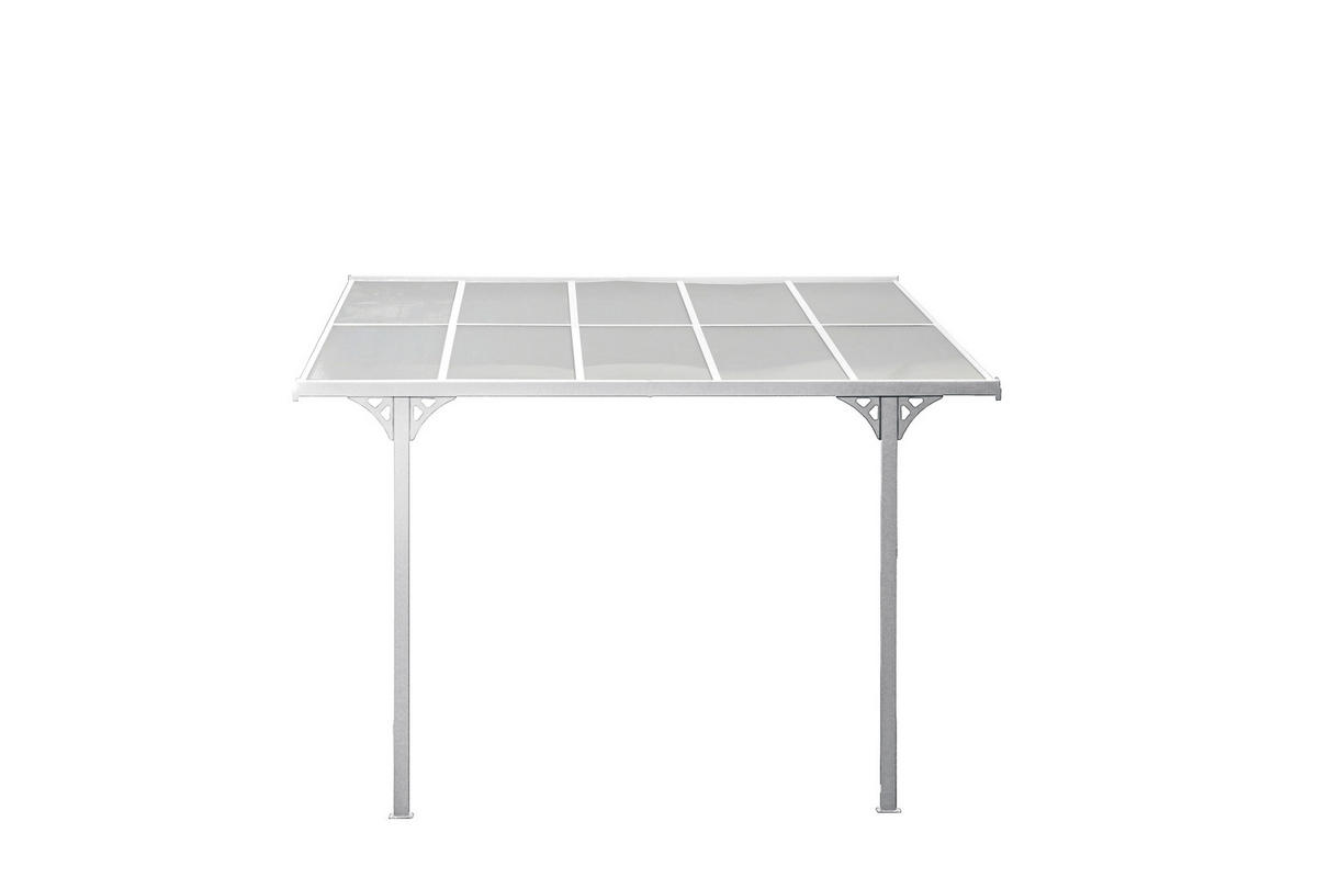 Westmann Terrassenüberdachung Bruce weiß Aluminium B/H/L: ca. 313x270x300 cm Bruce - weiß (300,00/313,00/270,00cm) - Westmann