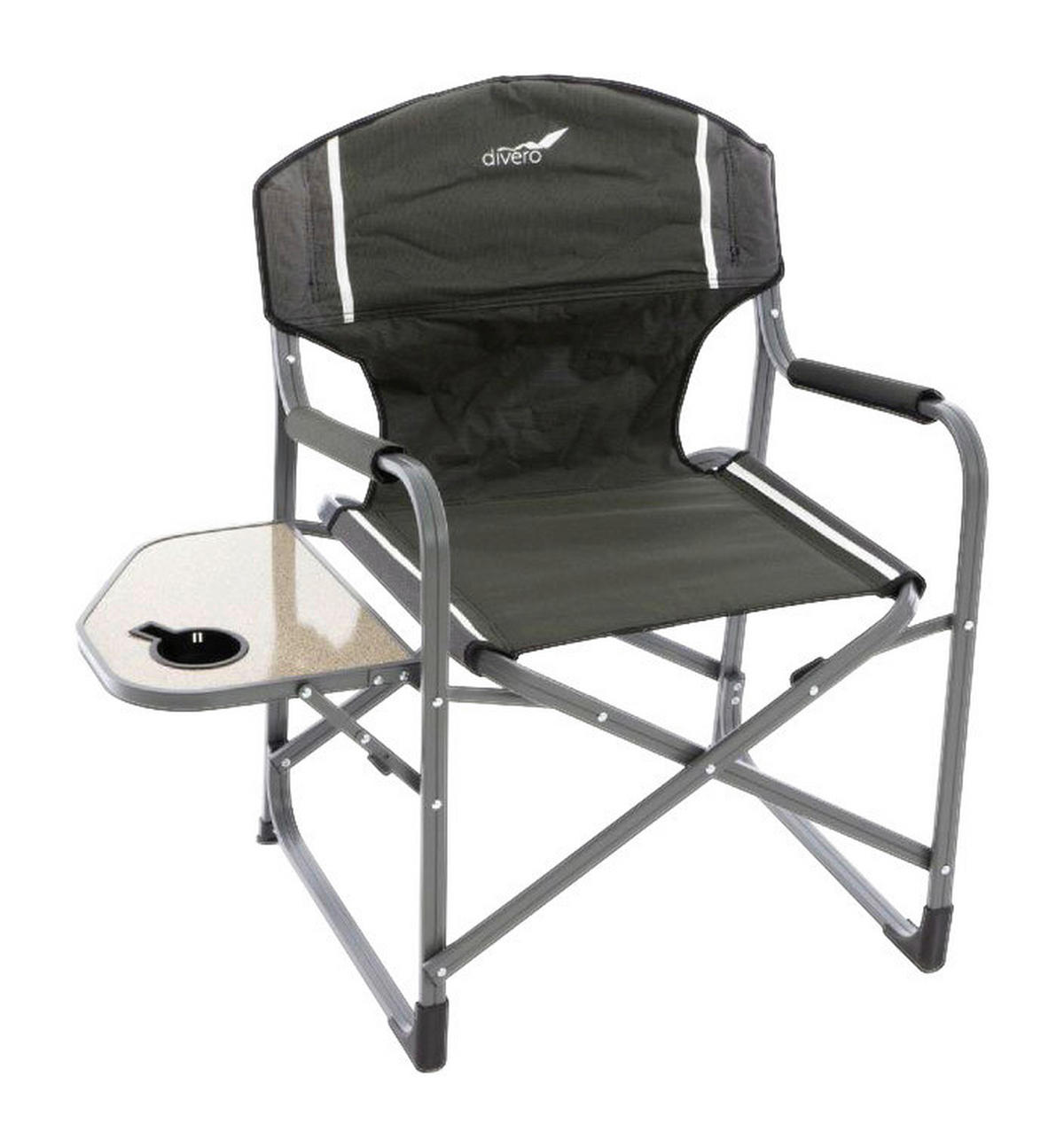 VCM Campingstuhl 4er Set grün Aluminium B/H/T: ca. 51x87x59 cm 4er Set - grün (51,00/87,00/59,00cm) - VCM