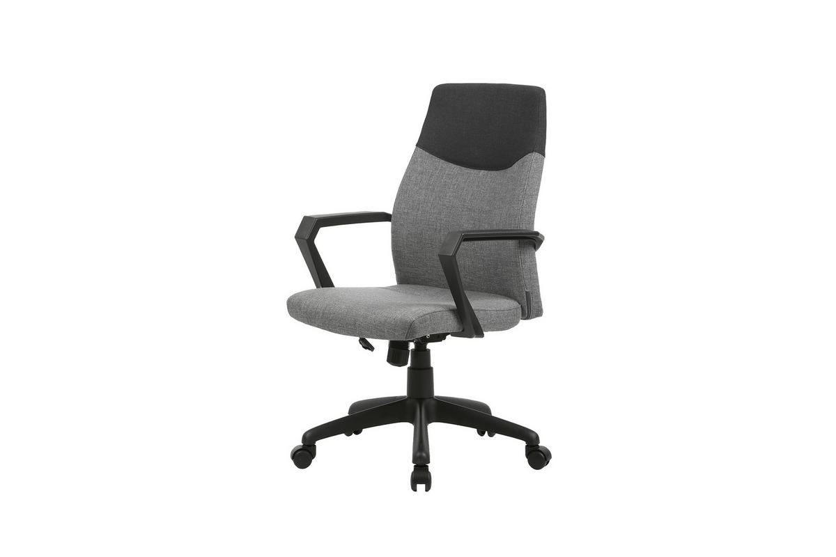 Chefsessel EDGY schwarz grau EDGY - schwarz/grau (58,00/99,00/56,00cm) - byLIVING