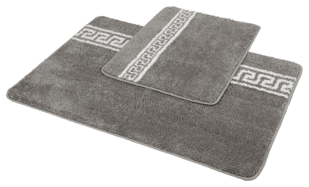 Badgarnitur Badgarnitur_2tlg. Mäander - silber (80,00/55,00cm)