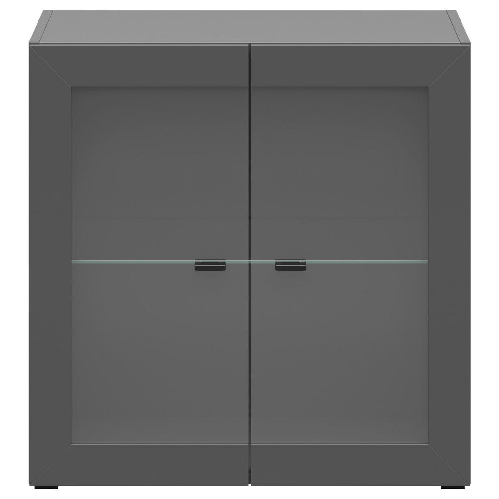 Thumbnail - Vitrine System 64 anthrazit matt B/H/T: ca. 64x64x35 cm