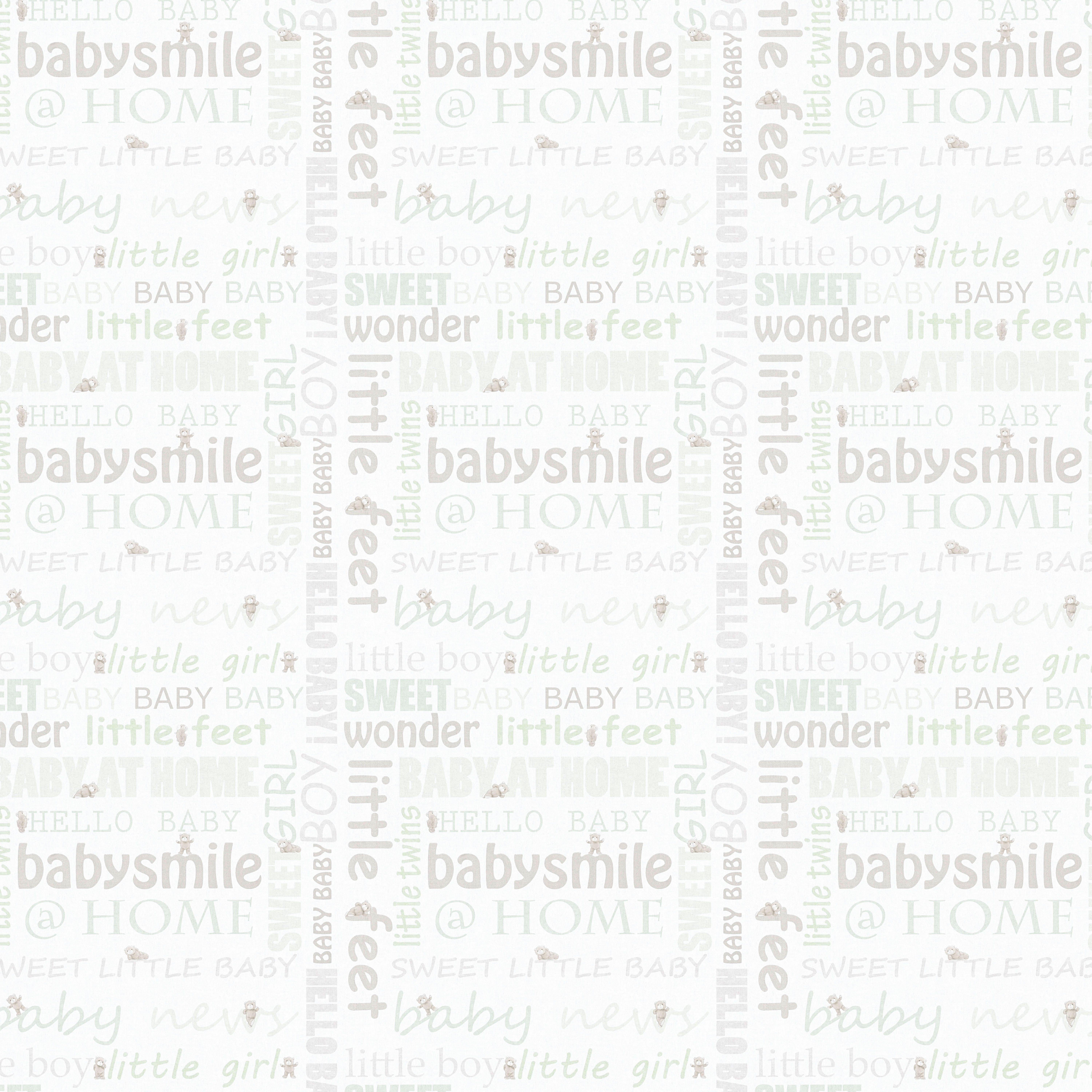 Vliestapete Schrift beige B/L: ca. 53x1005 cm Vliestapete_35847-1 - beige (53,00/1005,00cm)