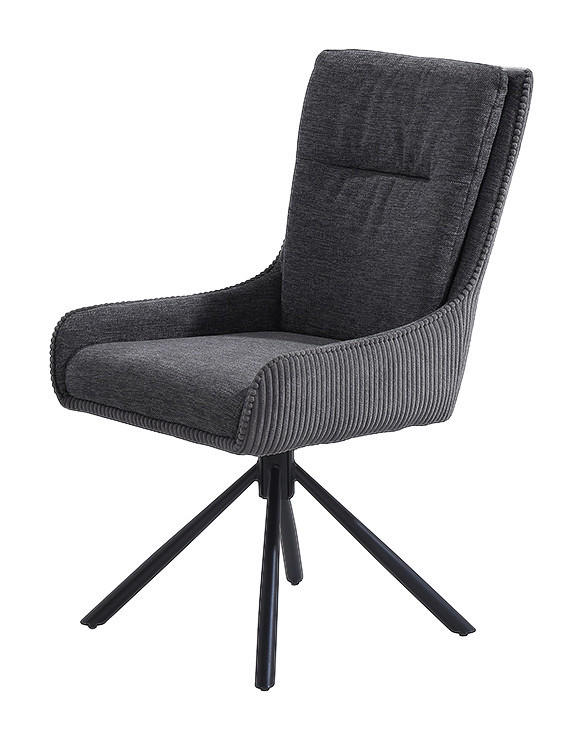 Drehstuhl  anthrazit Webstoff Melissa_Drehstuhl_6003637 - schwarz/anthrazit