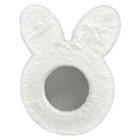 Dekorspiegel Hase weiß Plüsch B/H/T: ca. 31x40x2 cm Hase - weiß (31,00/40,00/2,00cm)