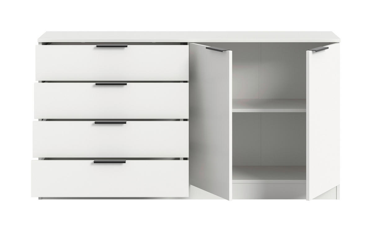 Kommode KOPENHAGEN weiß B/H/T: ca. 148x80x35 cm KOPENHAGEN - weiß (148,00/80,00/35,00cm) - xonox.home