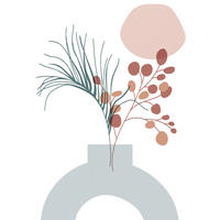 Komar Poster Bohemian Vase Blumen B/L: ca. 50x70 cm Bohemian Vase - (50,00/70,00cm) - Komar