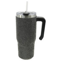 Fackelmann Haushaltshelfer schwarz Kunststoff B/H/L: ca. 11x23,9x12,6 cm Thermo-Trinkflasche - schwarz (12,60/11,00/23,90cm) - Fackelmann