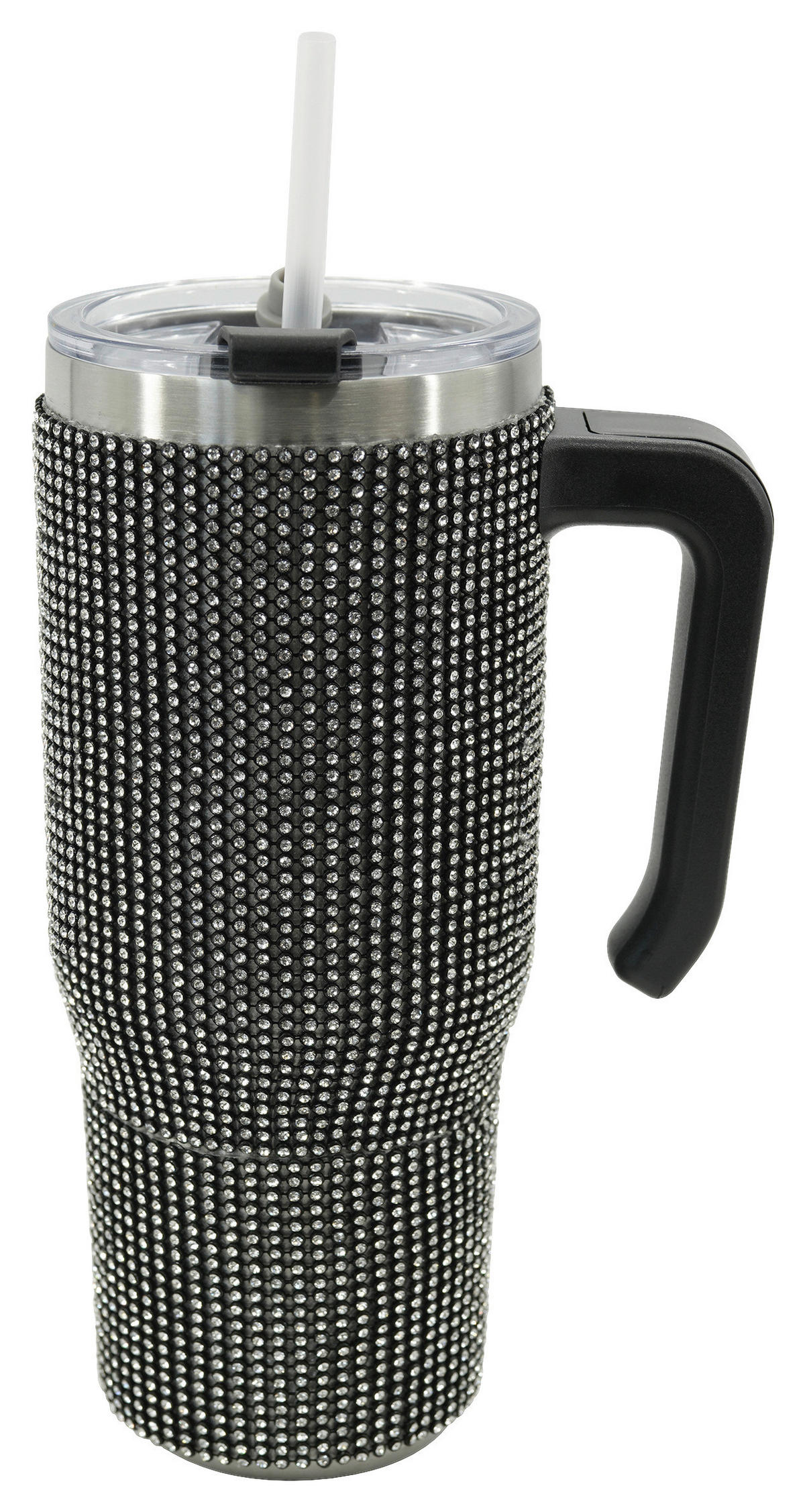 Fackelmann Haushaltshelfer schwarz Kunststoff B/H/L: ca. 11x23,9x12,6 cm Thermo-Trinkflasche - schwarz (12,60/11,00/23,90cm) - Fackelmann