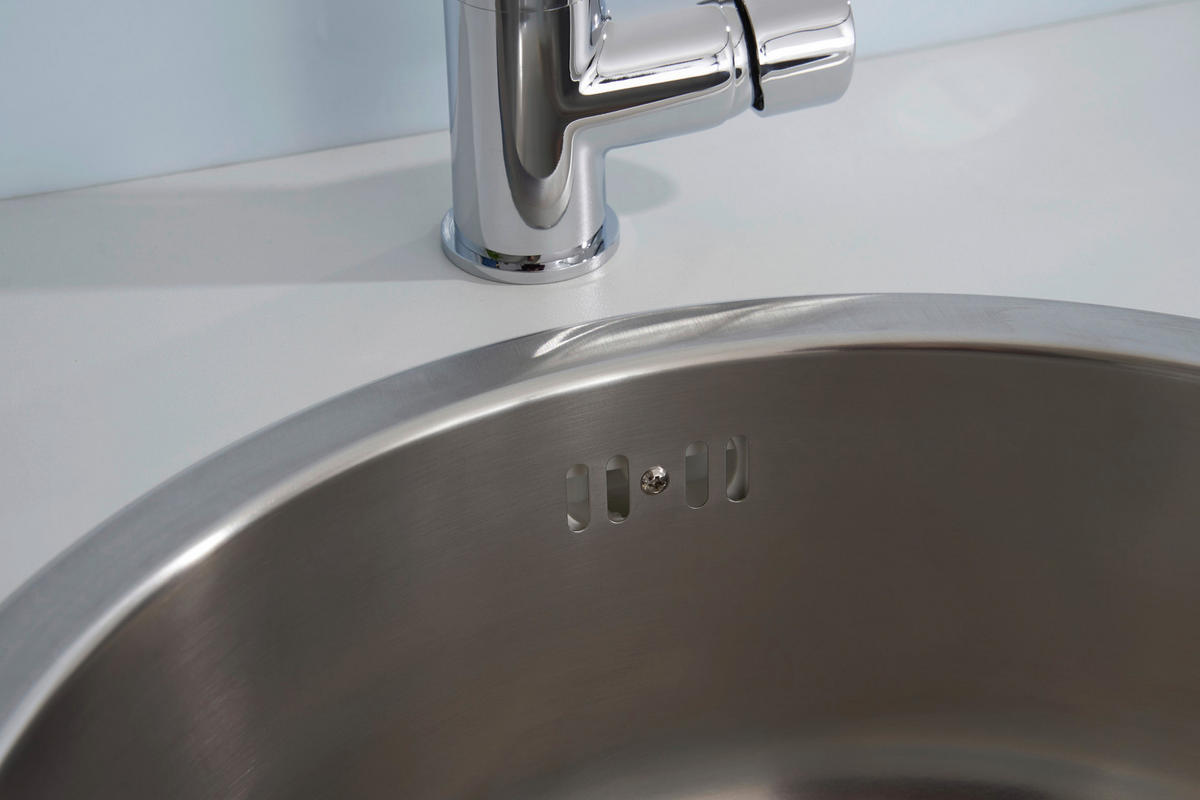 Respekta Einbauspüle Portland 446 Edelstahl Edelstahl T/D: ca. 17x44,6 cm Portland 446 - Edelstahl (44,60cm) - Respekta