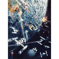 Komar Fototapete Star Wars Classic Dogfight B/L: ca. 200x275 cm Star Wars Classic Dogfight - (200,00/275,00cm) - Komar