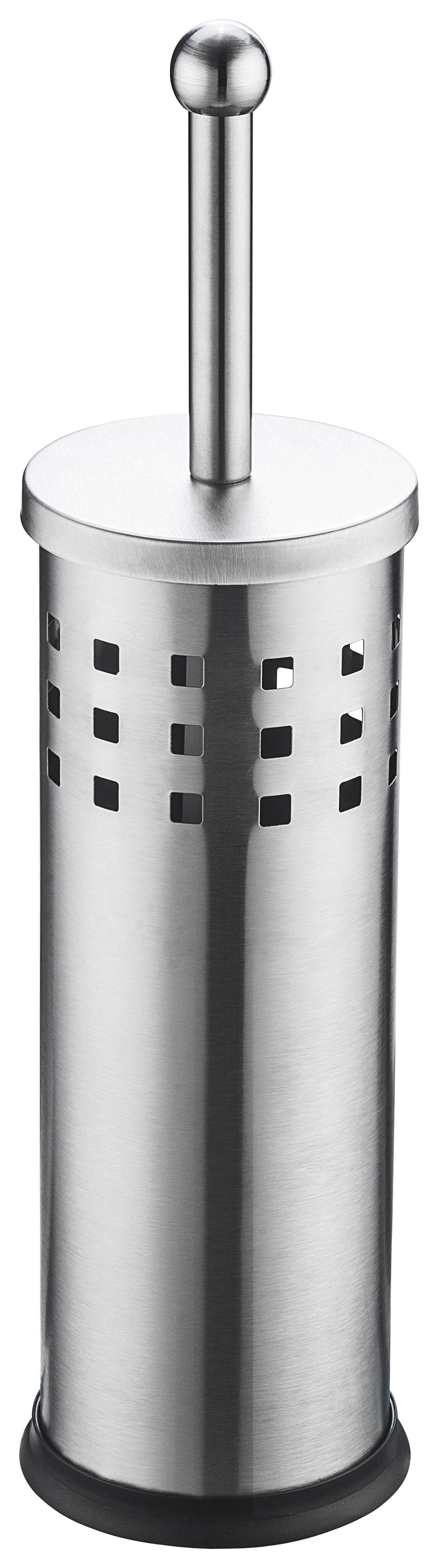 WC-Bürste Chrom Edelstahl WC-Bürste chrom matt - Chrom (10,30/37,80cm) - POCOline