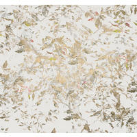 Komar Fototapete Golden Feathers B/L: ca. 300x280 cm Golden Feathers - (300,00/280,00cm) - Komar