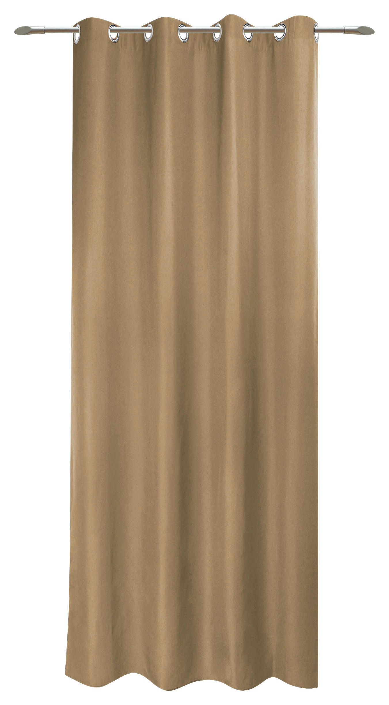POCOline Ösenvorhang Sorrento Mocha Mousse B/L: ca. 140x245 cm Sorrento - Mocha Mousse (140,00/245,00cm) - POCOline