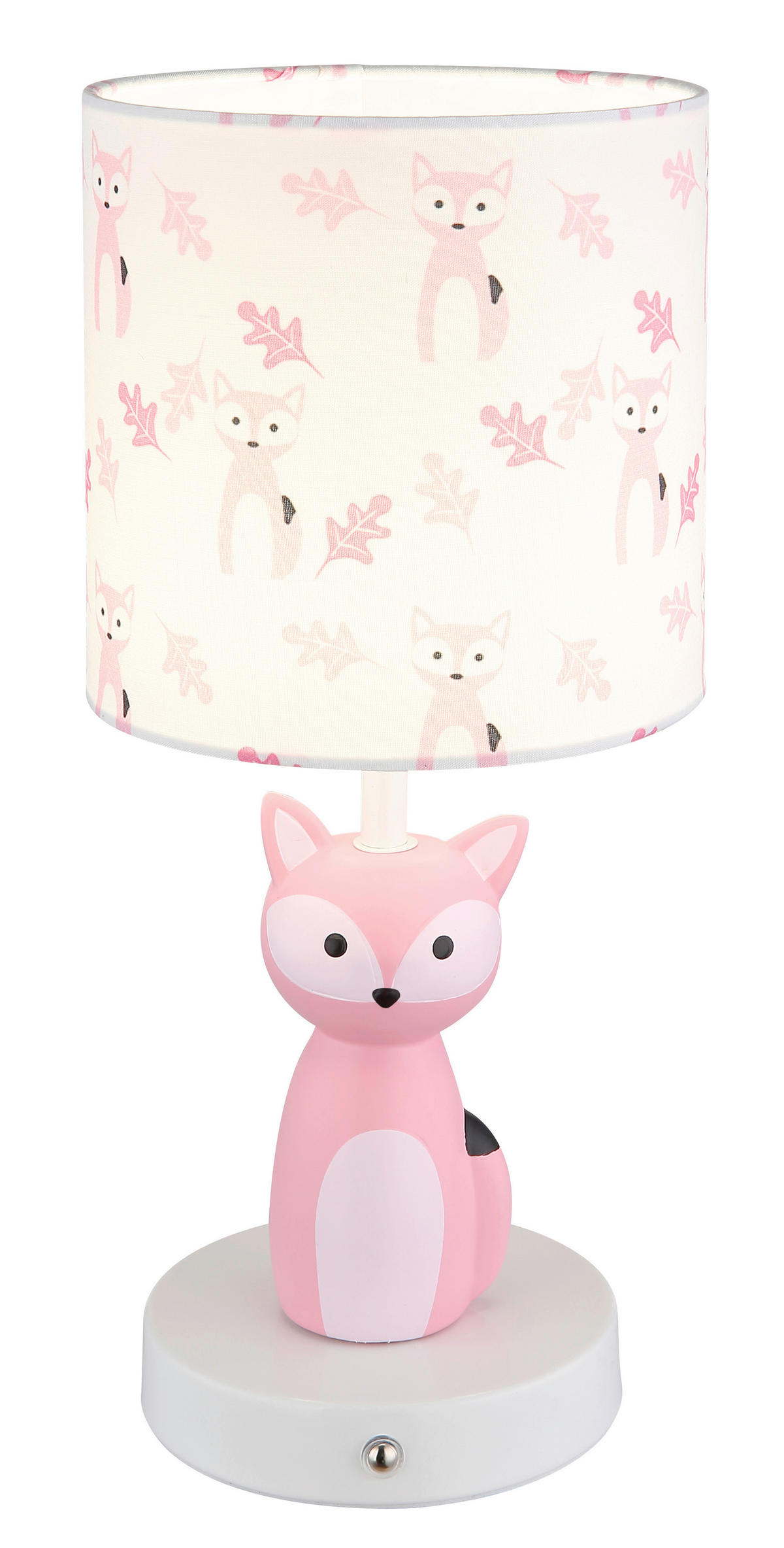 GLOBO Tischleuchte FOXY - pink/weiß (15,00/33,50cm) - GLOBO