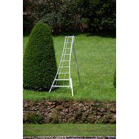 Niwaki Gartenleiter 3-Holm 3-Holm silber B/H/L: ca. 127x270x210 cm 3-Holm - silber (210,00/127,00/270,00cm) - Niwaki