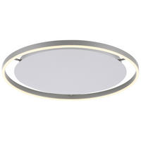 Just Light LED-Deckenleuchte RITUS 15392-95 weiß Alu Metall H/D: ca. 5,3x58,5 cm 1 Brennstellen RITUS - weiß/Alu (58,50/5,30cm) - Just Light