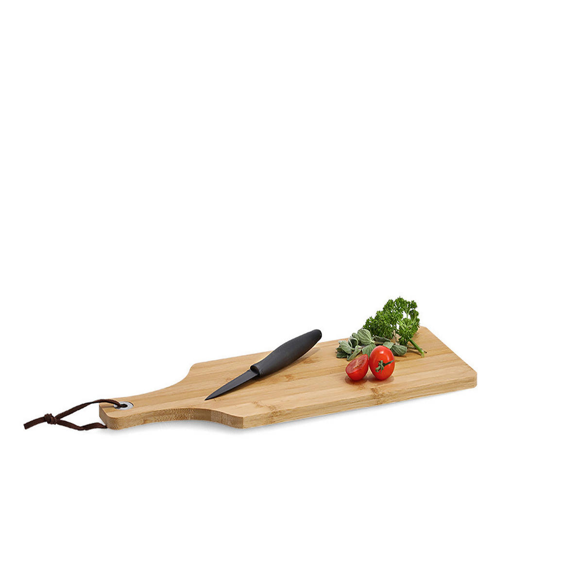 Zeller Schneide-/Servierbrett natur Natura Bambus B/H/L: ca. 16x1x45 cm Schneid-/u.Servierbrett - natur (45,00/16,00/1,00cm) - Zeller