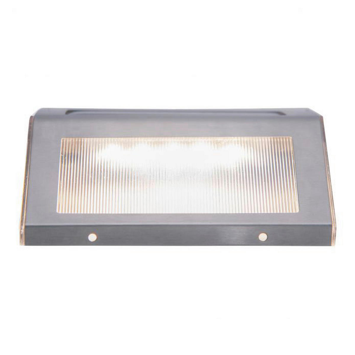 LED Solar-Außenleuchte 4er-Set NV5282104 silber Eisen B/H/L: ca. 2x8x10 cm LED Solar-Außenleuchte 4er-Set - silber (10,00/2,00/8,00cm) - Näve Leuchten