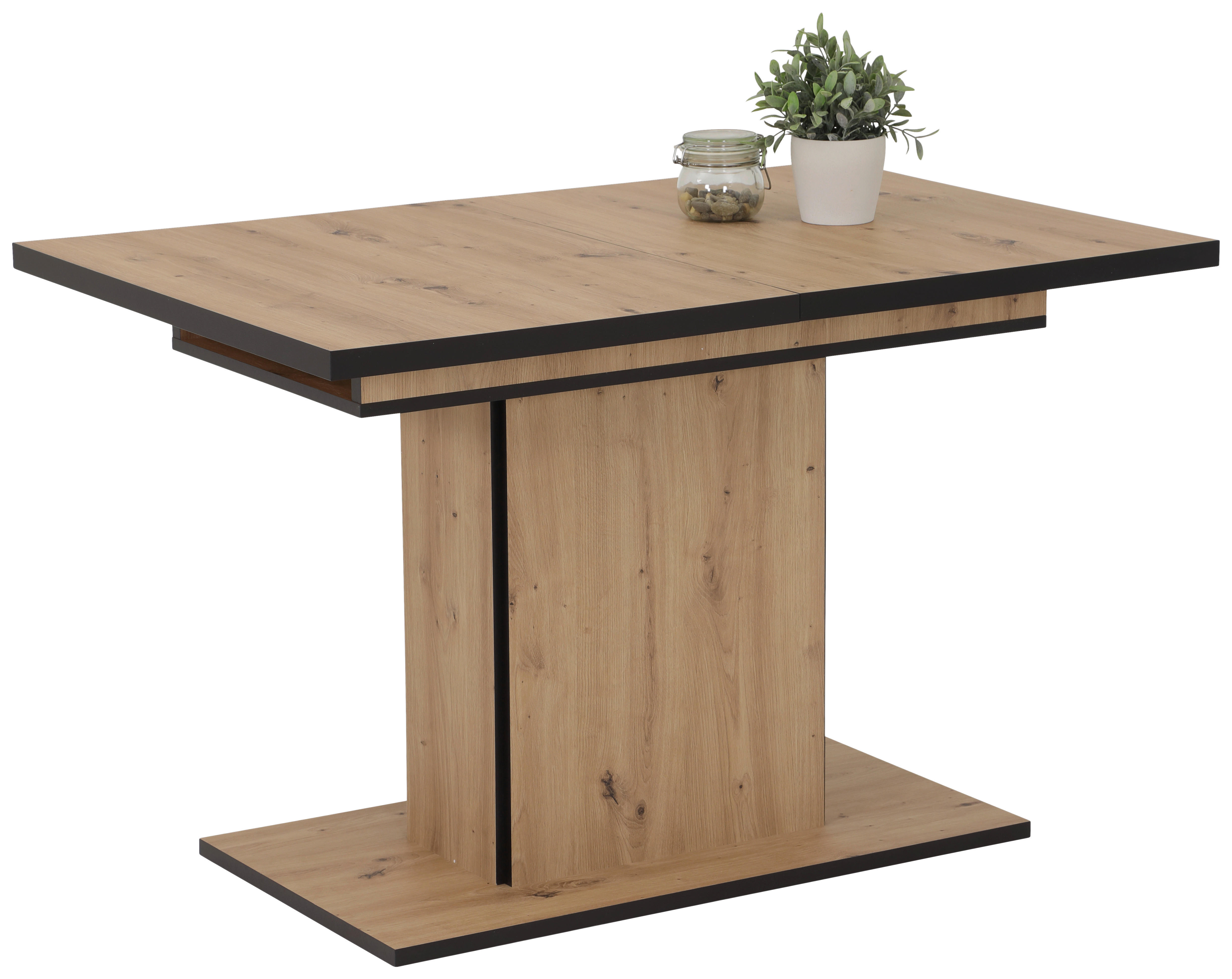 Säulenesstisch ARIANA I T Eiche Artisan Optik B/H/T: ca. 120x76x80 cm ARIANA I T - Eiche (120,00/76,00/80,00cm) - Hela