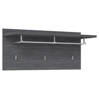 Garderobenpaneel Salve Rauchsilber Nachbildung B/H/T: ca. 90x40x30 cm Salve - (90,00/40,00/30,00cm)