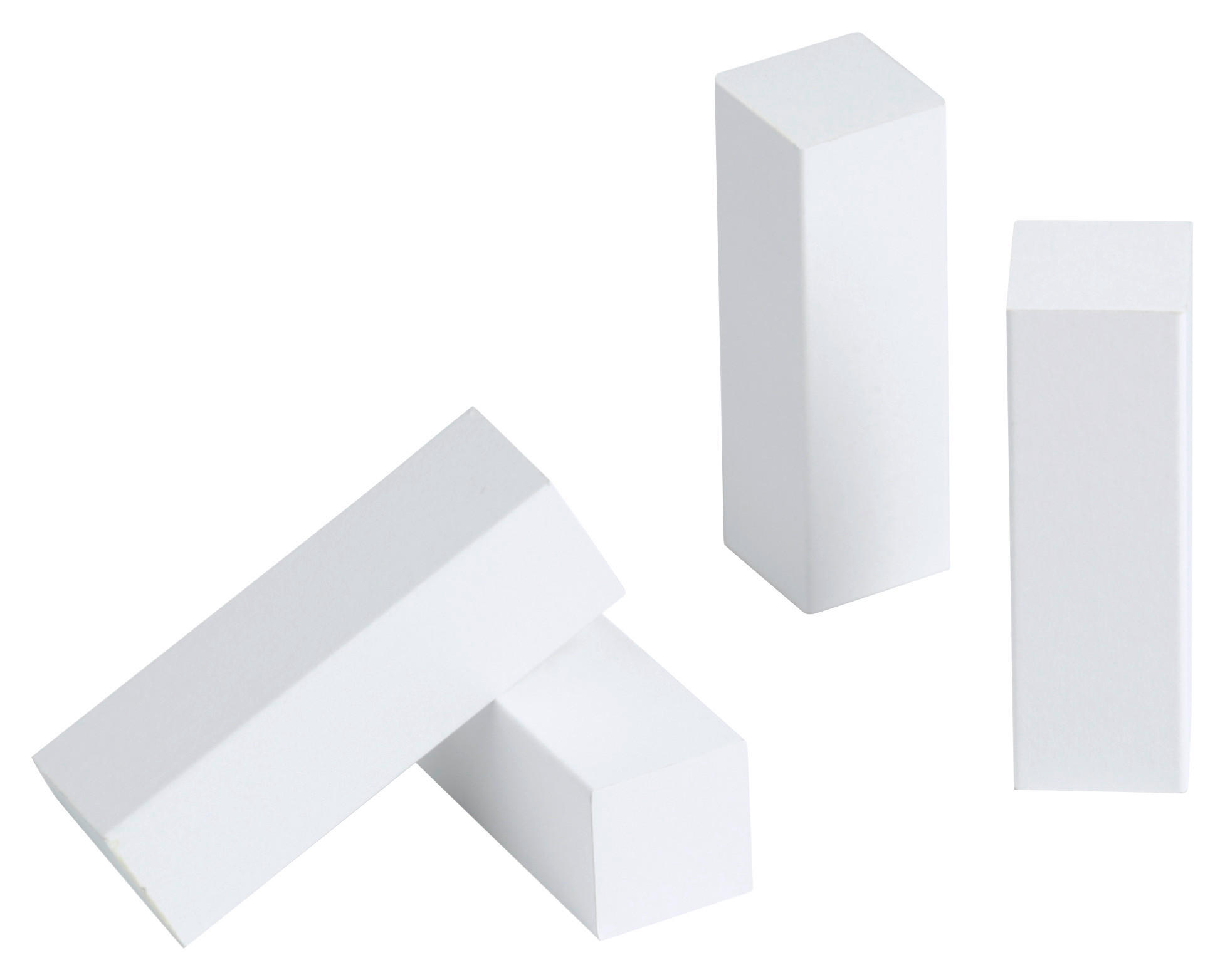 Eckstäbchen weiß L/B/H: ca. 1,9x1,9x5,9 cm Eckstäbchen 60mm 0041 hochgla. weiß - weiß (1,90/1,90/5,90cm)