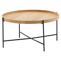 Couchtisch braun B/H/T: ca. 78x40x78 cm Couchtisch - braun (78,00/40,00/78,00cm) - Wohnling