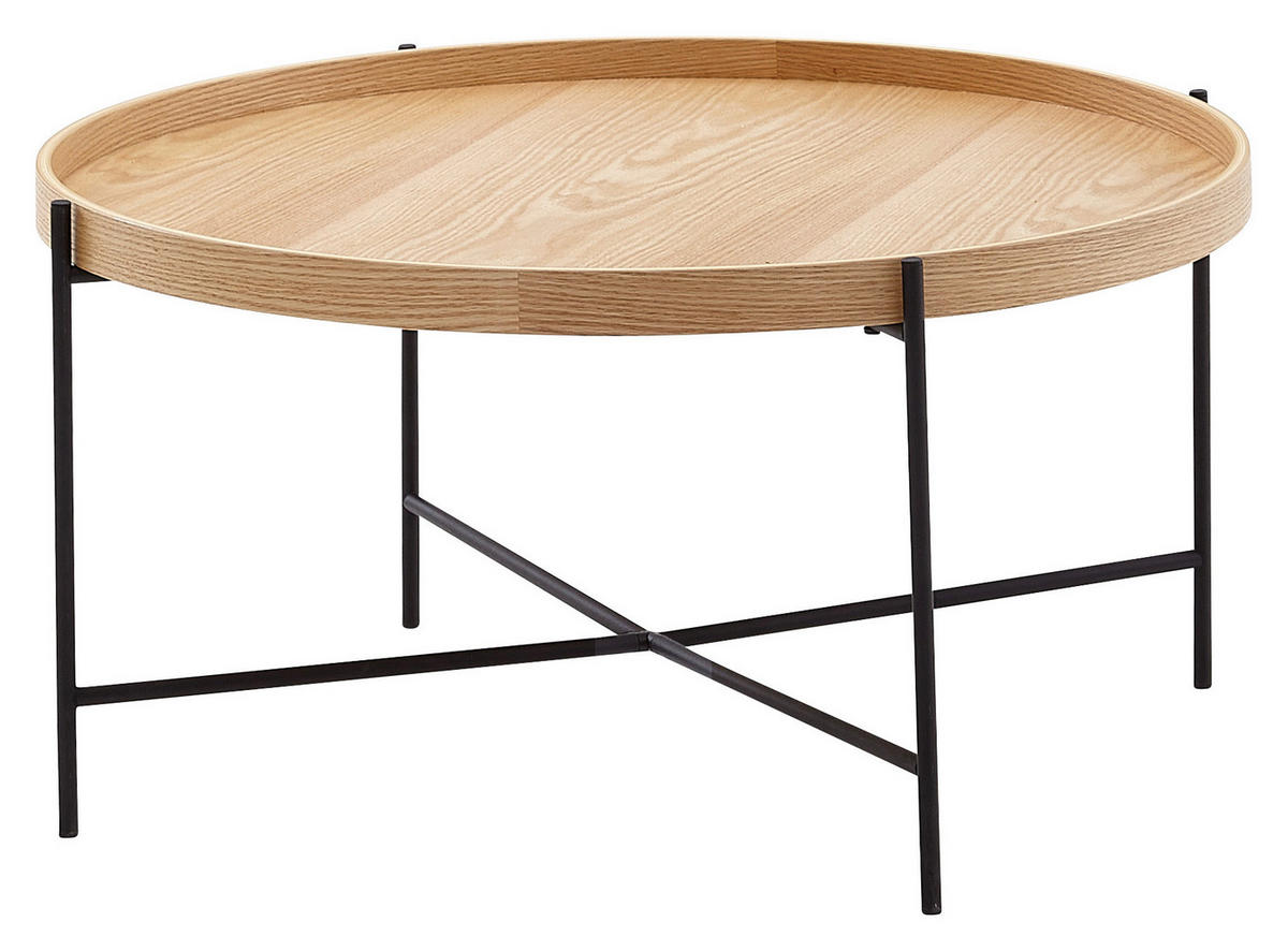 Couchtisch braun B/H/T: ca. 78x40x78 cm Couchtisch - braun (78,00/40,00/78,00cm) - Wohnling